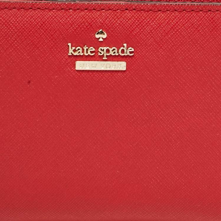 مملوكة مسبقًا Kate Spade Red Leather French Wallet