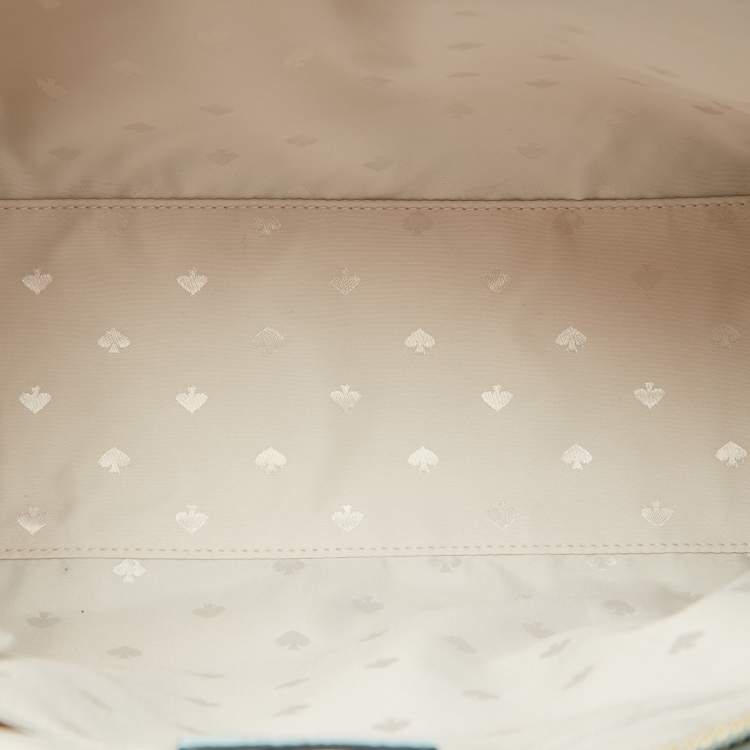 Pre Owned Kate Spade Light Blue Leather Medium Parker Satchel
