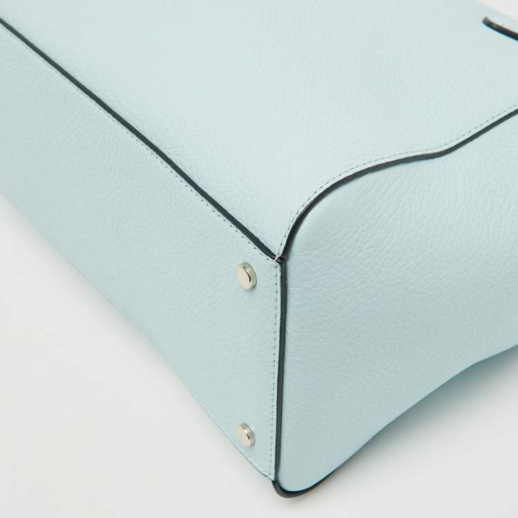 Pre Owned Kate Spade Light Blue Leather Medium Parker Satchel