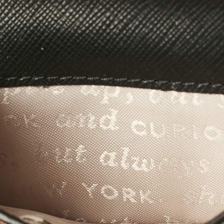Pre Owned Kate Spade Multicolor Leather Trifold Compact Wallet