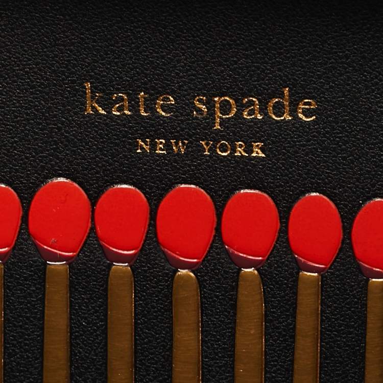 Pre Owned Kate Spade Black Leather Micro Matchbox Crossbody Bag