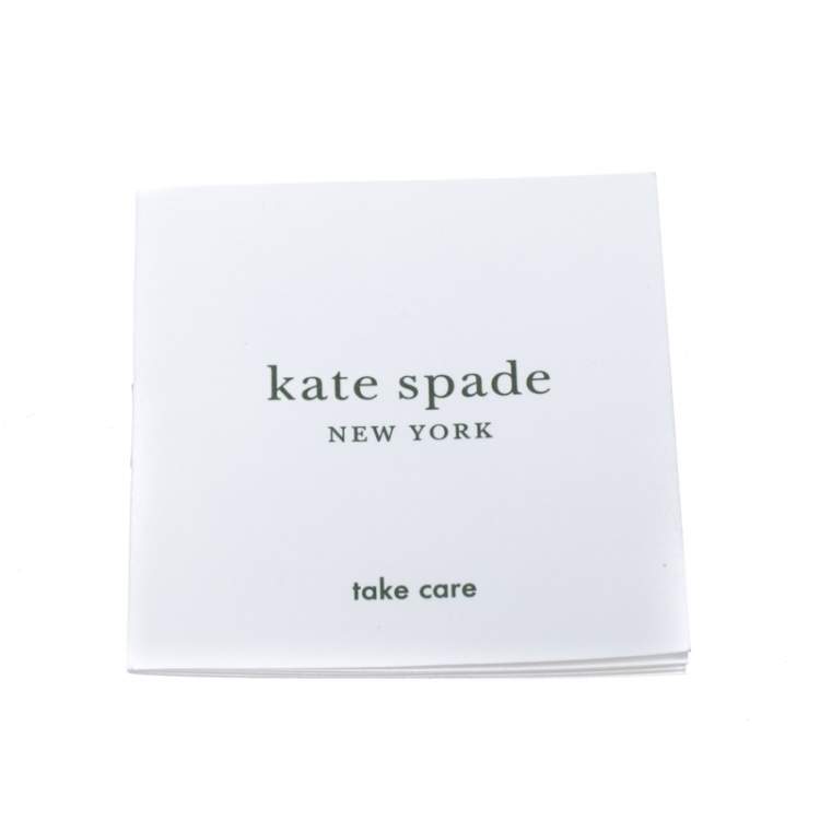 Pre Owned Kate Spade Sliver/Blue Glitter Leather Joeyley Tote