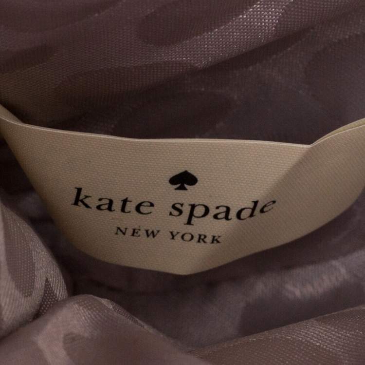 Pre Owned Kate Spade Blue Leather Seahorse Applique Flap Crossbody Bag