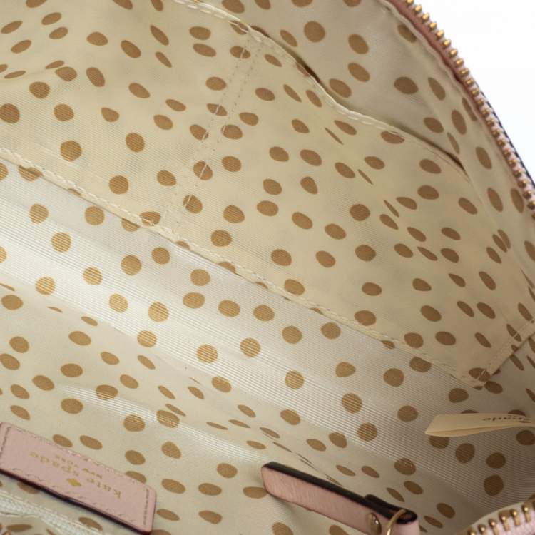 Pre Owned Kate Spade Light Pink Leather Wellesley Shoulder Bag