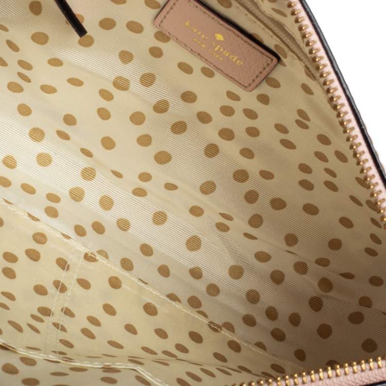 Pre Owned Kate Spade Light Pink Leather Wellesley Shoulder Bag