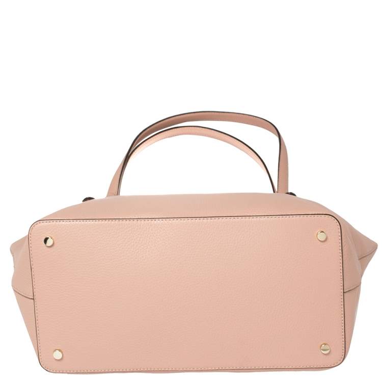 مملوكة مسبقًا Kate Spade Pink Leather Large Polly Top Zip Tote 
