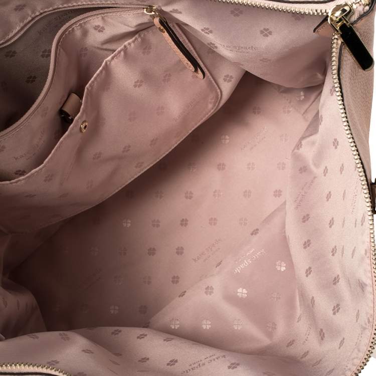 مملوكة مسبقًا Kate Spade Pink Leather Large Polly Top Zip Tote 
