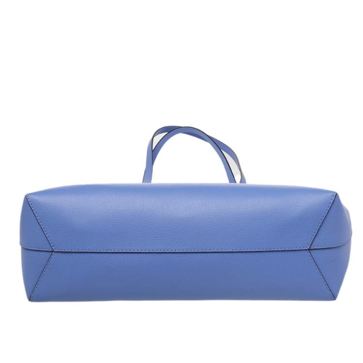 Pre Owned Kate Spade Blue Leather Large Molly Tote