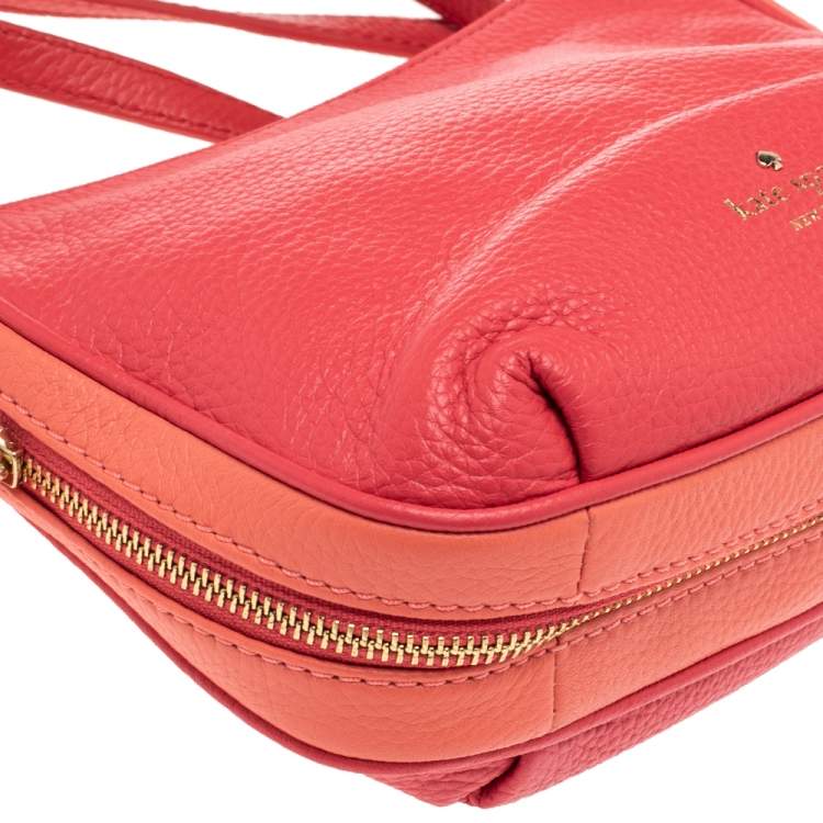 Pre Owned Kate Spade Two-Tone Leather Mini Ella Shoulder Bag