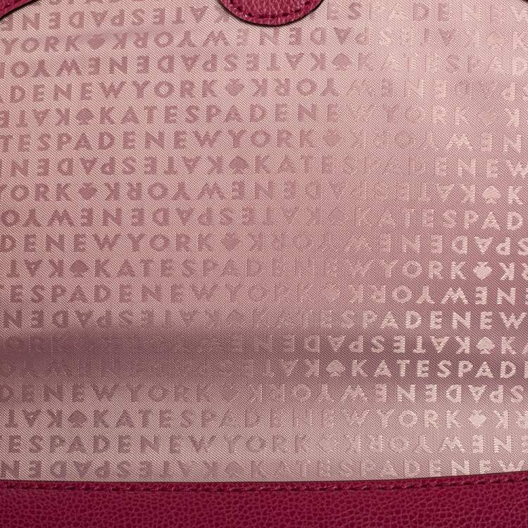 Pre Owned Kate Spade Pink Leather Patterson Drive Kailey Crossbody Bag