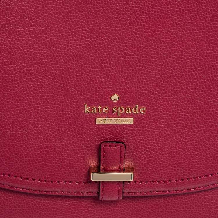 Pre Owned Kate Spade Pink Leather Patterson Drive Kailey Crossbody Bag