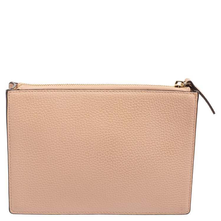 Pre Owned Kate Spade Dusty Pink Leather Leewood Place Clarise Crossbody Bag