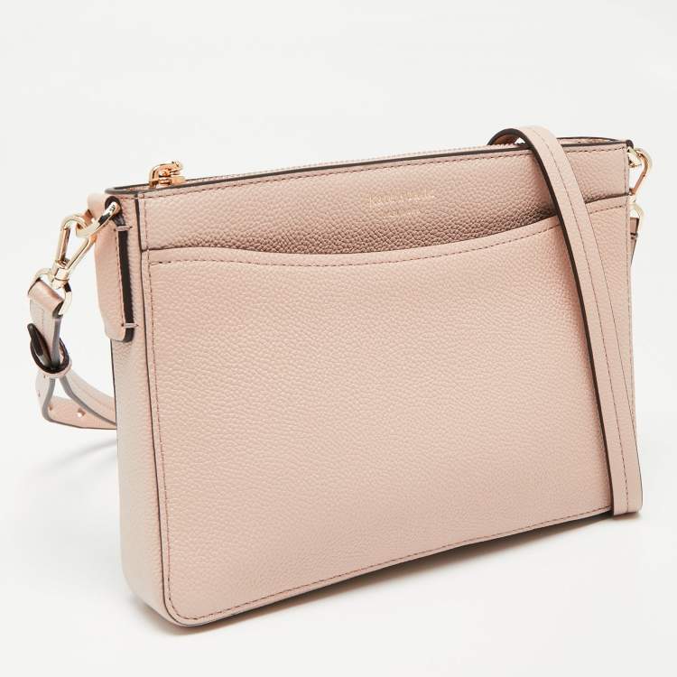 Pre Owned Kate Spade Pink Leather Shoulder Bag