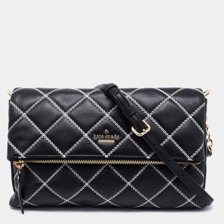 Kate Spade Black Quilted Leather Emerson Place Marsala Convertible  Crossbody Kate Spade | TLC