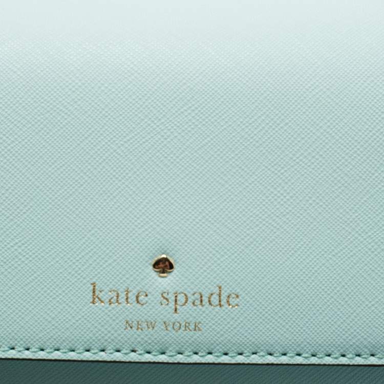 Pre Owned Kate Spade Mint Green Leather Cameron Street Arielle Crossbody Bag