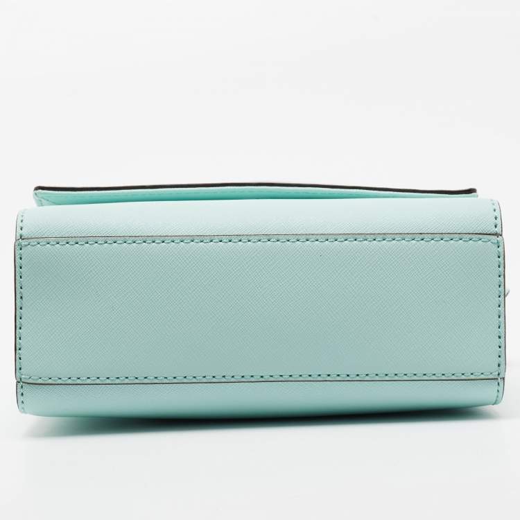 Pre Owned Kate Spade Mint Green Leather Cameron Street Arielle Crossbody Bag