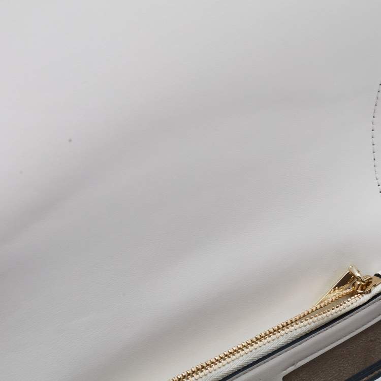 Pre Owned Kate Spade Multicolor Leather Saddle Shoulder Bag