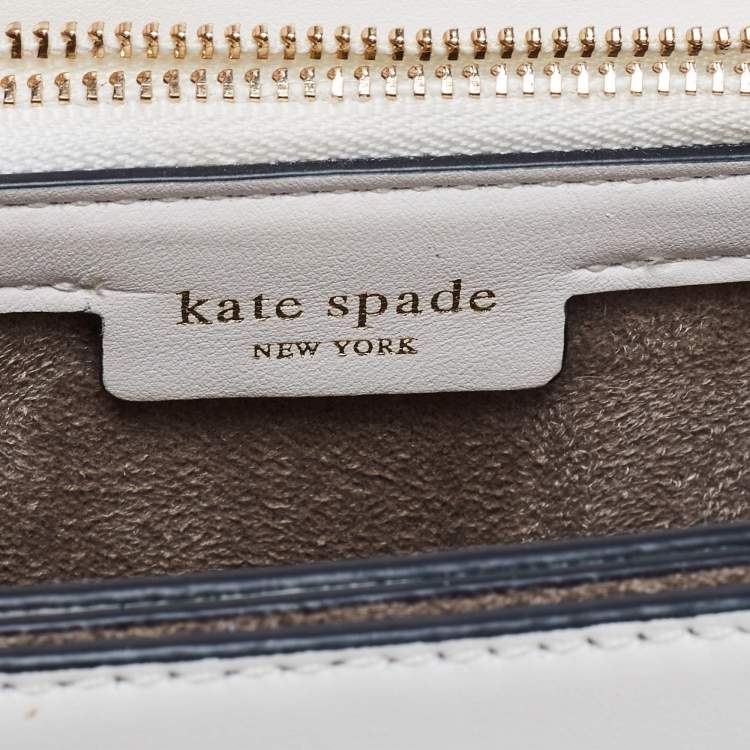 Pre Owned Kate Spade Multicolor Leather Saddle Shoulder Bag