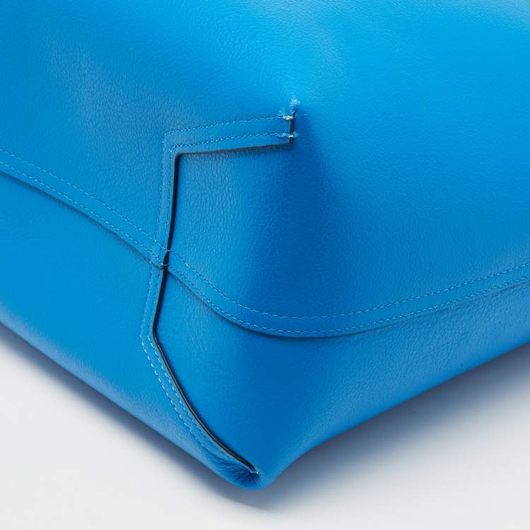 مملوكة مسبقًا Kate Spade Blue Leather Ava Reversible Tote