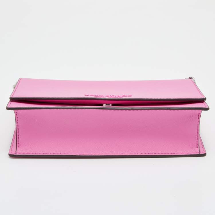 Pre Owned Kate Spade Pink Leather Convertible Crossbody Bag