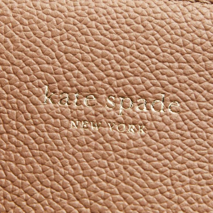 Pre Owned Kate Spade Light Brown Leather Margaux Tote