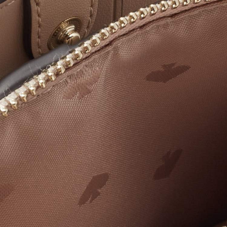 Pre Owned Kate Spade Beige Medium Leila Phone Wristlet 