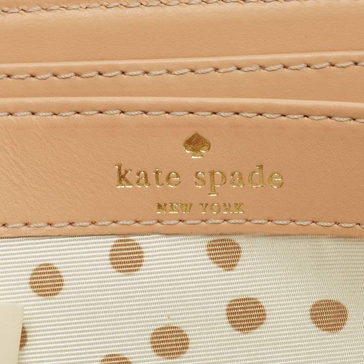 Pre Owned Kate Spade Blue Leather Wellesley Neda Continental Wallet
