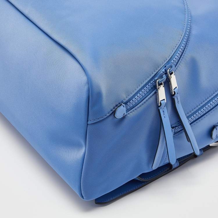 Pre Owned Kate Spade Blue Nylon Large Karissa Backpack