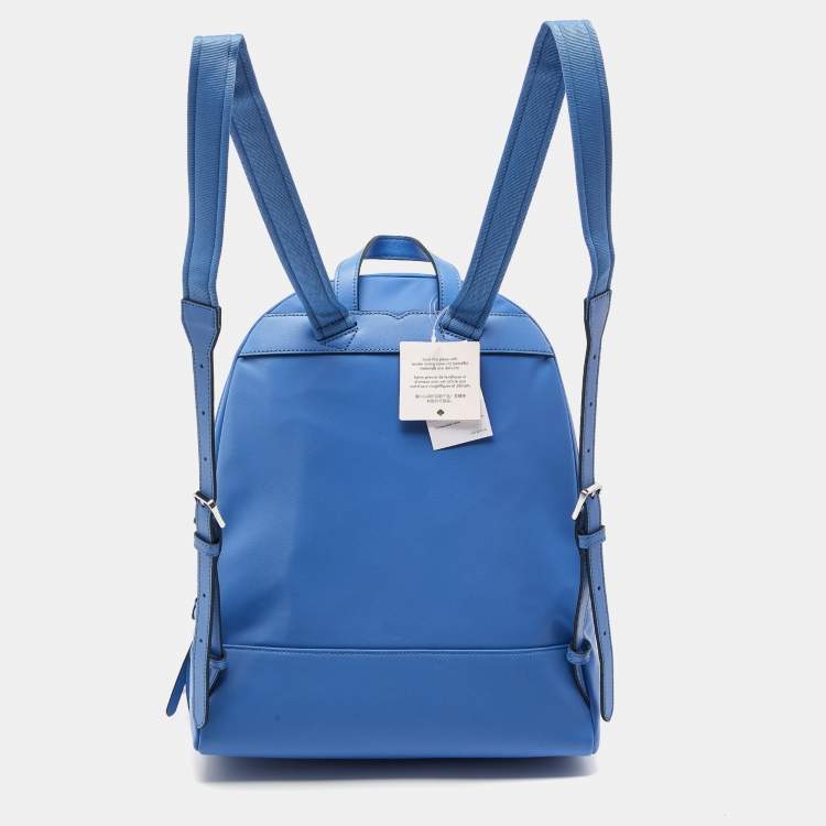 Pre Owned Kate Spade Blue Nylon Large Karissa Backpack