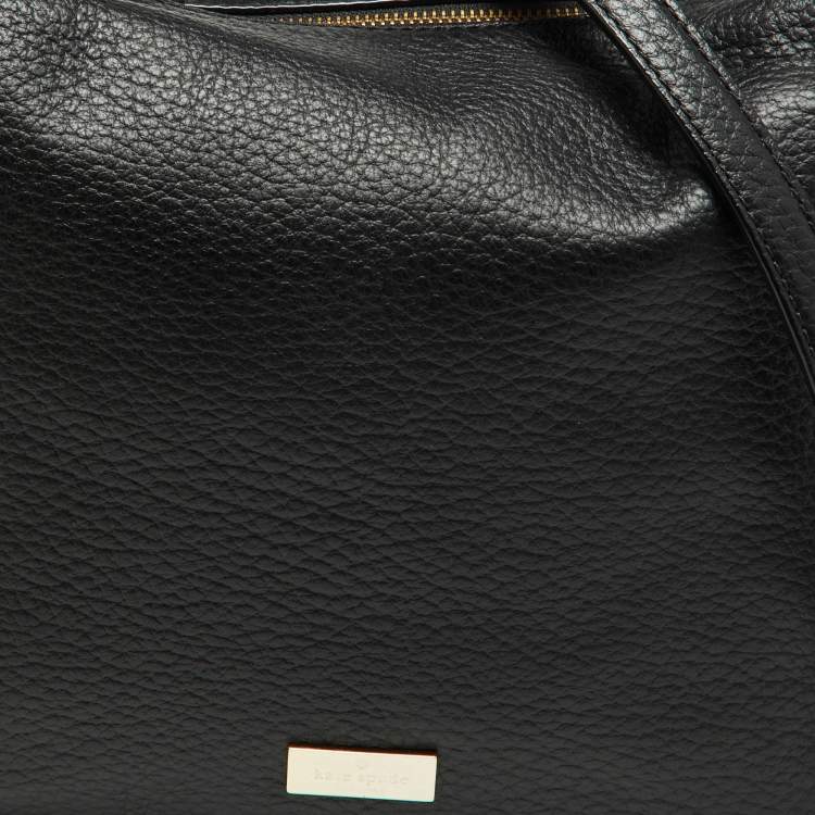 Pre Owned Kate Spade Black Pebbled Leather Kaia Prospect Place Crossbody Bag
