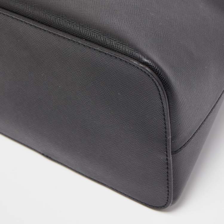مملوكة مسبقًا Kate Spade Black Coated Canvas Medium Schuyler Dome Satchel
