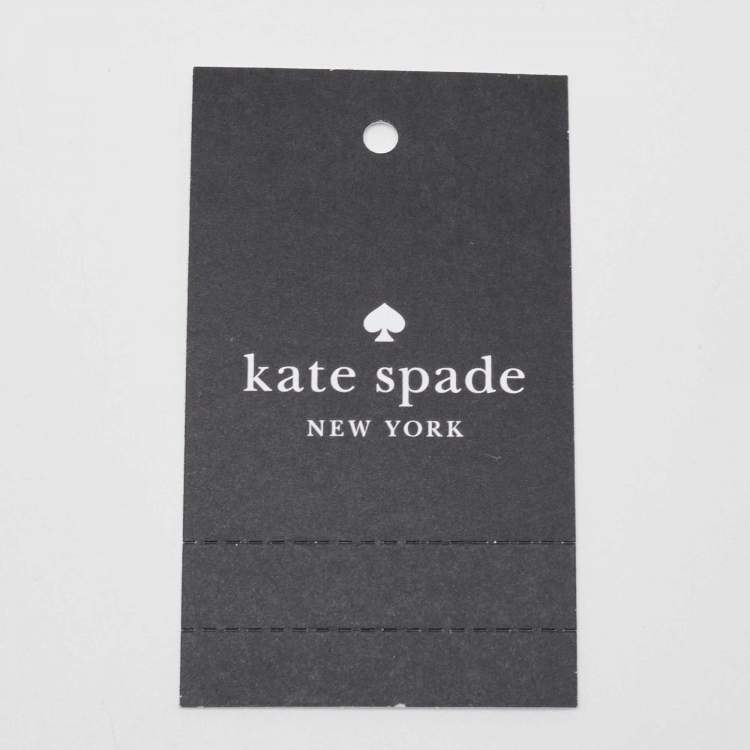 Pre Owned Kate Spade Light Blue Leather Reegan Trifold Wallet
