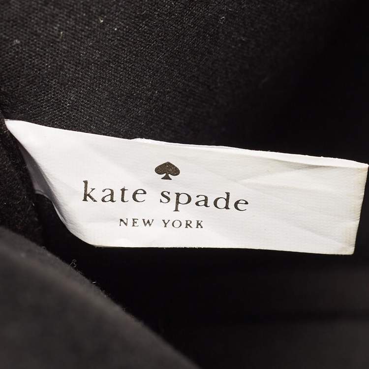 Pre Owned Kate Spade Pink Floral Print Leather Laptop Sleeve 