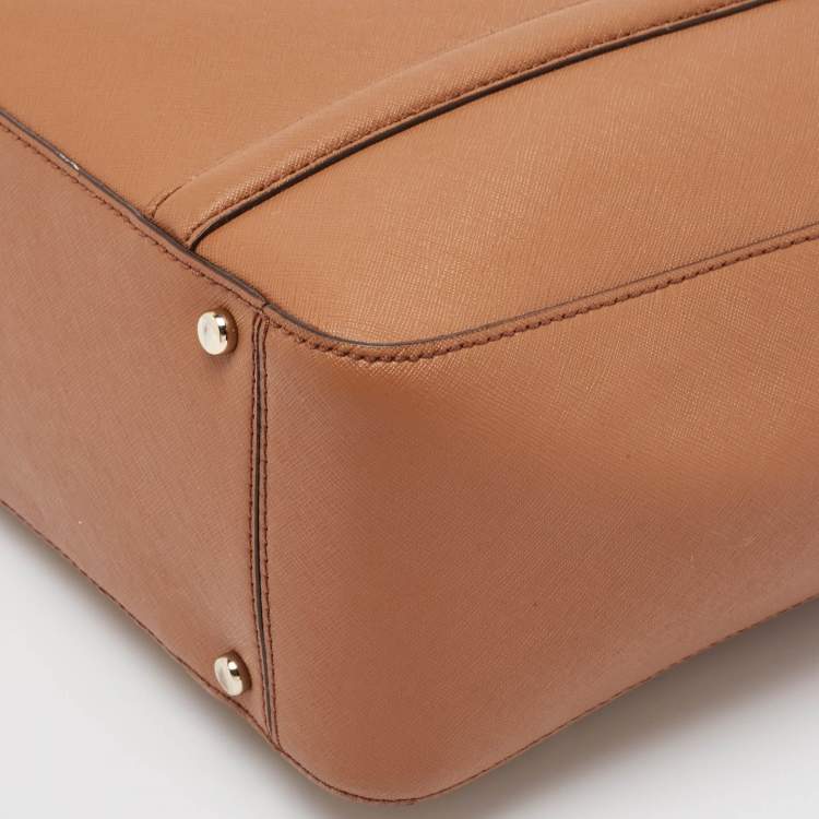 Pre Owned Kate Spade Brown Leather Newbury Lane Tote