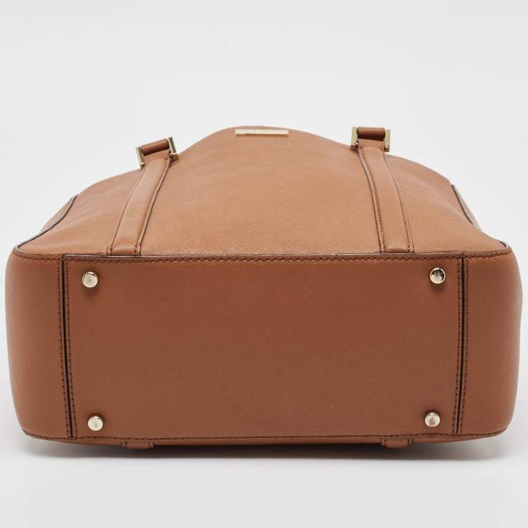 Pre Owned Kate Spade Brown Leather Newbury Lane Tote
