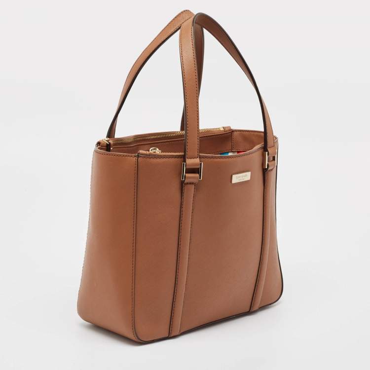Pre Owned Kate Spade Brown Leather Newbury Lane Tote