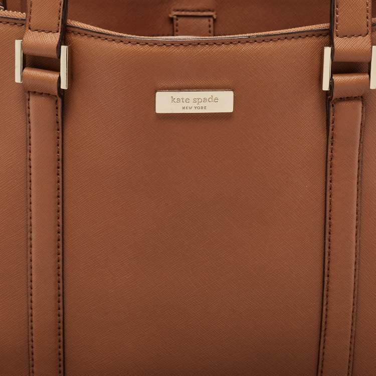 Pre Owned Kate Spade Brown Leather Newbury Lane Tote