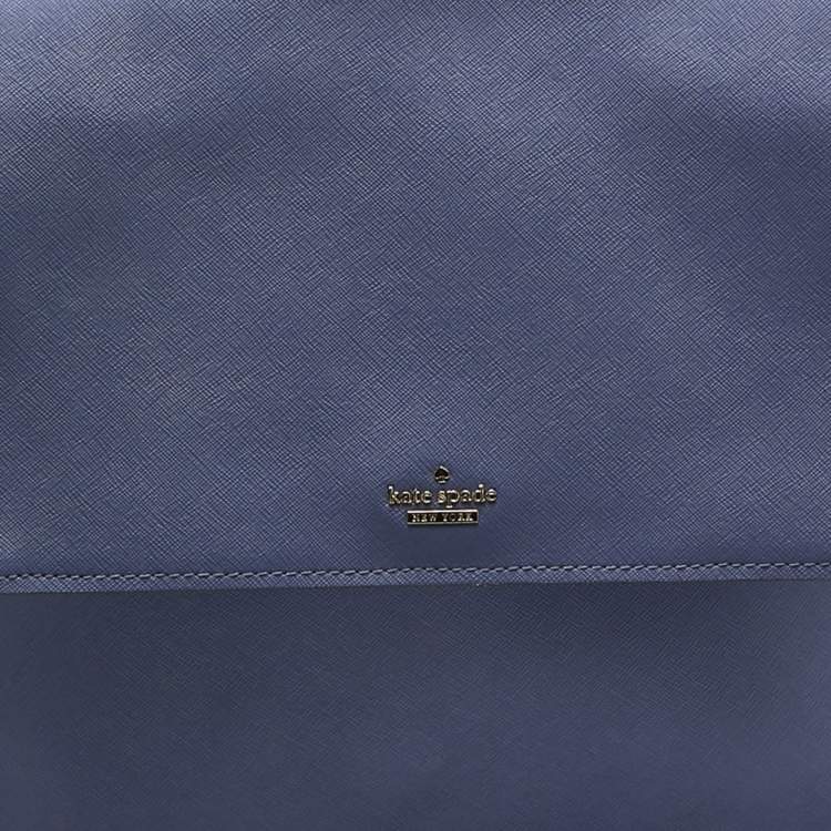 Pre Owned Kate Spade Light Blue Leather Neema Backpack