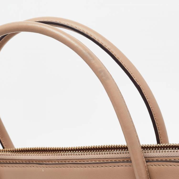Pre Owned Kate Spade Beige Leather Large Classic Tote