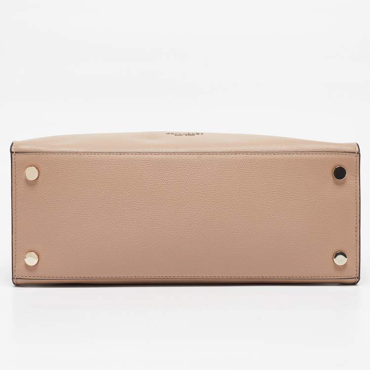 Pre Owned Kate Spade Beige Leather Large Classic Tote
