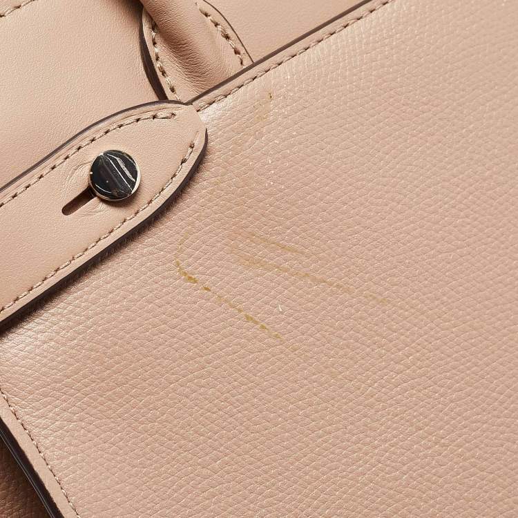 Pre Owned Kate Spade Beige Leather Large Classic Tote