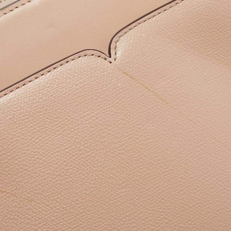 Pre Owned Kate Spade Beige Leather Large Classic Tote