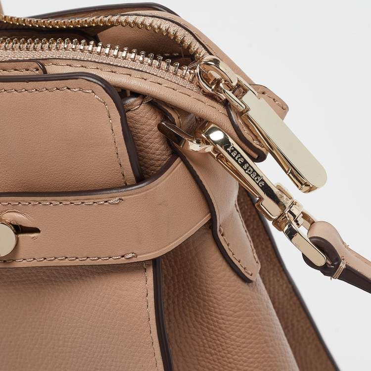 Pre Owned Kate Spade Beige Leather Large Classic Tote