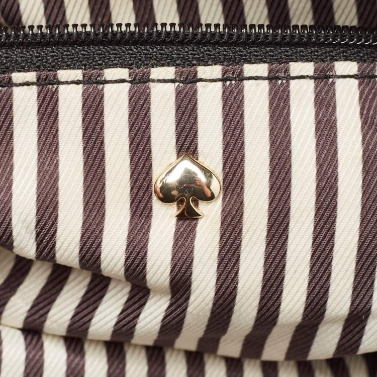 Pre Owned Kate Spade Black Leather Cobble Hill Leslie Satchel