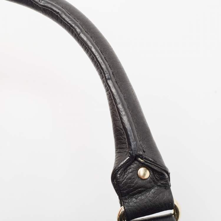 Pre Owned Kate Spade Black Leather Cobble Hill Leslie Satchel