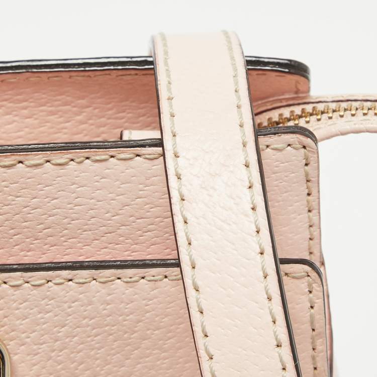 Pre Owned Kate Spade Light Pink Leather Wellesley Durham Tote 