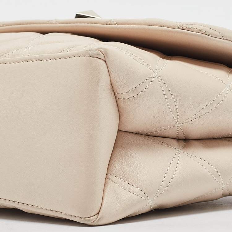 مملوكة مسبقًا Kate Spade Beige Quilted Leather Natalia Crossbody Bag