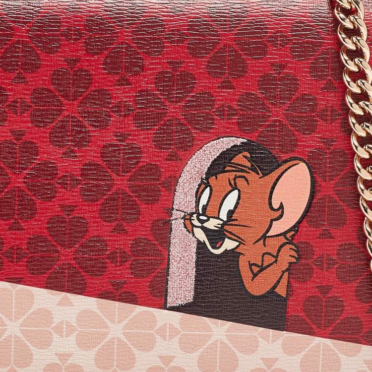 Pre Owned Kate Spade Multicolor Leather Flap Crossbody Bag