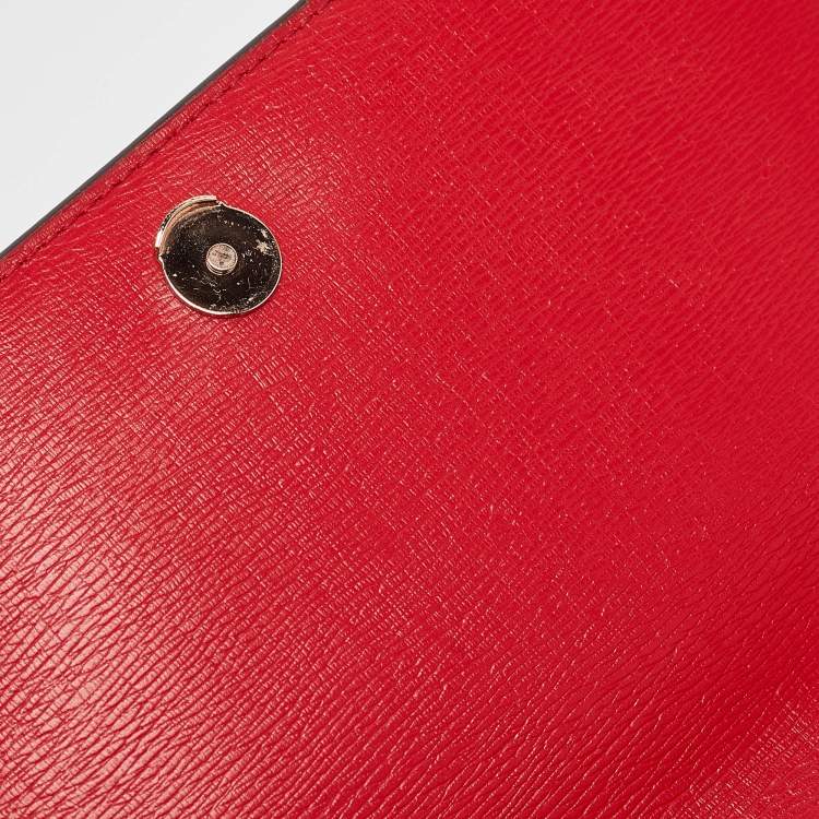 Pre Owned Kate Spade Multicolor Leather Flap Crossbody Bag