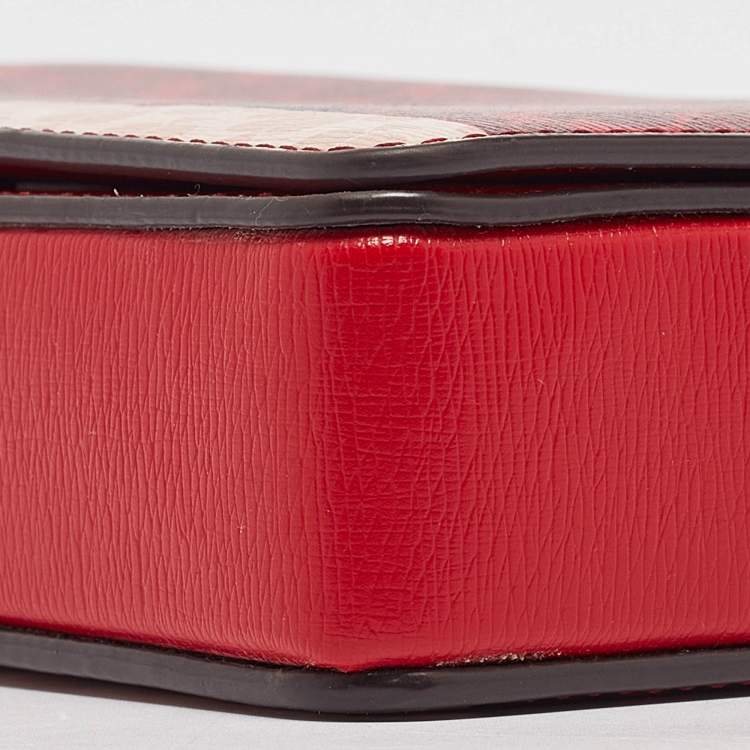 Pre Owned Kate Spade Multicolor Leather Flap Crossbody Bag